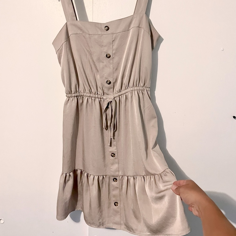 Express button down casual dress